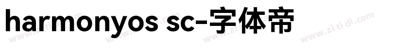 harmonyos sc字体转换